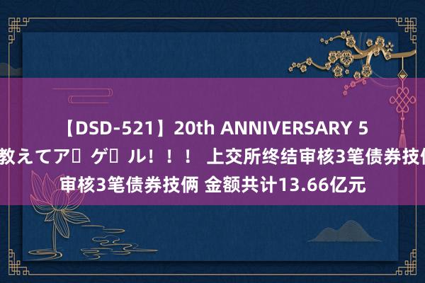 【DSD-521】20th ANNIVERSARY 50人のママがイッパイ教えてア・ゲ・ル！！！ 上交所终结审核3笔债券技俩 金额共计13.66亿元