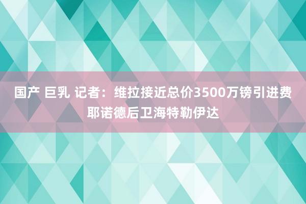 国产 巨乳 记者：维拉接近总价3500万镑引进费耶诺德后卫海特勒伊达