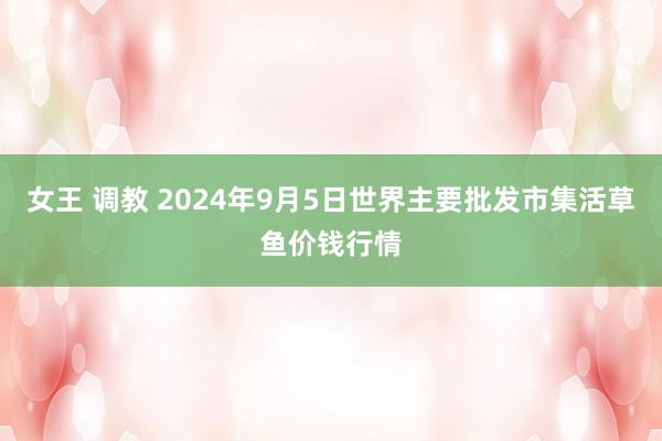 女王 调教 2024年9月5日世界主要批发市集活草鱼价钱行情